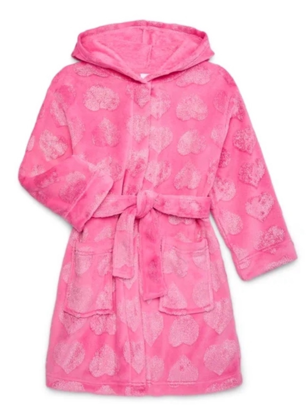 WONDER NATION plush robe size kids girls 7/8